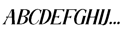 The New Memory  Weight Slant Regular Font UPPERCASE