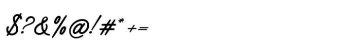 The Northland & Southland Combinations Script Font OTHER CHARS