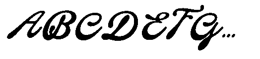 The Paris Editorial Script Regular Font UPPERCASE