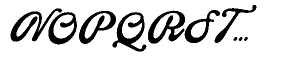 The Paris Editorial Script Regular Font UPPERCASE