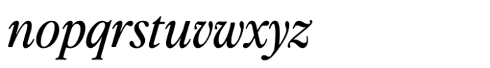 The Picnic Club Regular Italic Font LOWERCASE