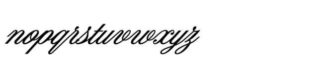 The Picnic Club Script Font LOWERCASE