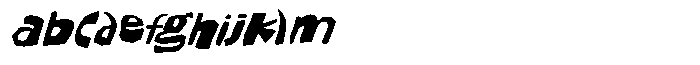 The Popcuts Slant FONT