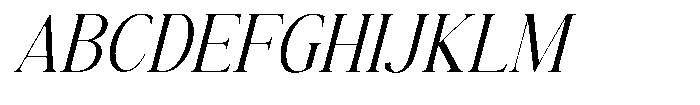 The Positive Sailing Condensed Italic Font UPPERCASE