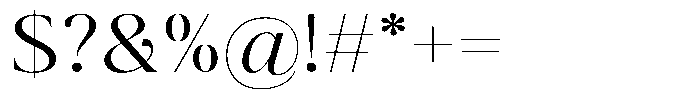 The Positive Sailing Expanded Narrow Font OTHER CHARS