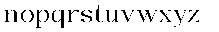 The Positive Sailing Expanded Narrow Font LOWERCASE