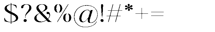 The Positive Sailing Expanded Font OTHER CHARS