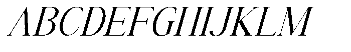 The Positive Sailing Italic Narrow Font UPPERCASE