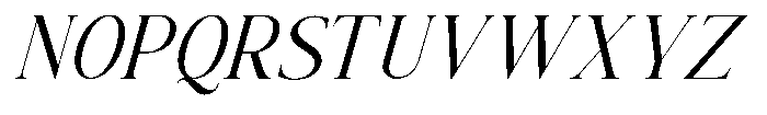 The Positive Sailing Italic Narrow Font UPPERCASE
