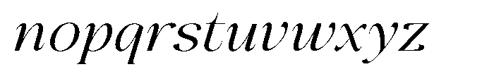 The Positive Sailing Italic Font LOWERCASE