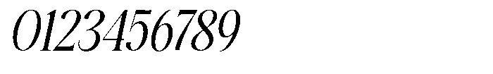 The Positive Sailing Oblique Narrow Font OTHER CHARS
