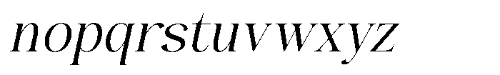The Positive Sailing Oblique Narrow Font LOWERCASE
