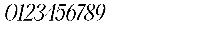 The Positive Sailing Oblique Font OTHER CHARS