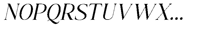 The Positive Sailing Oblique Font UPPERCASE