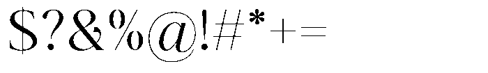 The Positive Sailing Regular Font OTHER CHARS