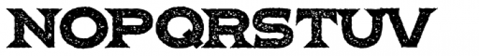 The Pretender Exp Serif Bold Pres Font UPPERCASE