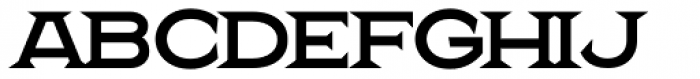 The Pretender Exp Serif Font UPPERCASE