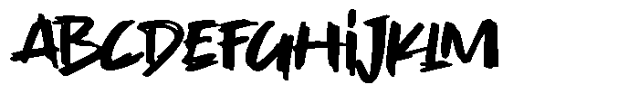 The Punk Notes Font UPPERCASE