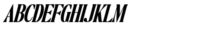 The Qualified Black Condensed Italic Font