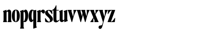 The Qualified Black Condensed Font LOWERCASE