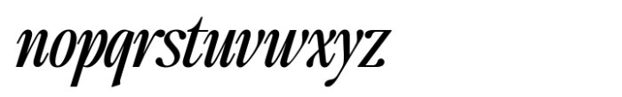 The Qualified Black Italic Variable Font LOWERCASE