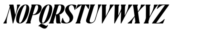 The Qualified Black Italic Font UPPERCASE