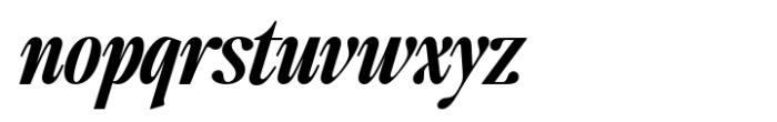 The Qualified Bold Italic Font LOWERCASE