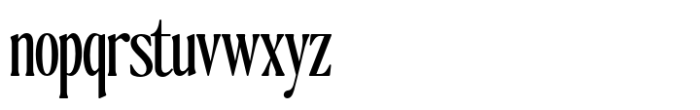 The Qualified Condensed Font LOWERCASE