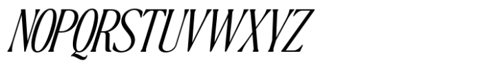 The Qualified Extra Light Italic Font UPPERCASE