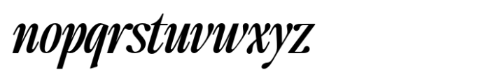 The Qualified Medium Italic Font LOWERCASE