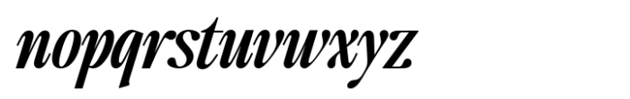The Qualified Semi Bold Italic Font LOWERCASE