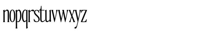 The Qualified Thin Condensed Font LOWERCASE
