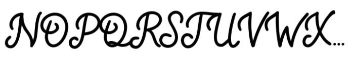 The Quincy Regular Font UPPERCASE