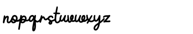 The Quincy Regular Font LOWERCASE