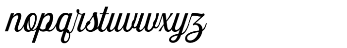 The Rachery Font LOWERCASE