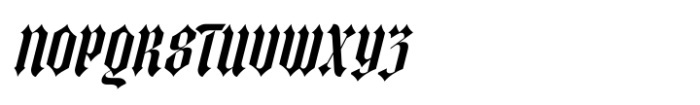 The Raffers Italic Font UPPERCASE