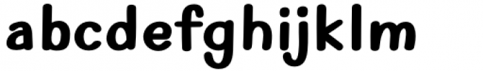 The Rambutan Sans Bold Font LOWERCASE
