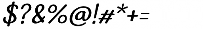 The Rambutan Sans Italic Font OTHER CHARS