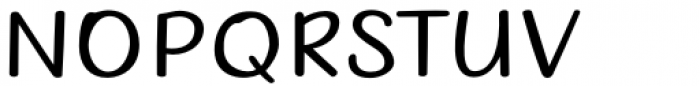 The Rambutan Sans Regular Font UPPERCASE