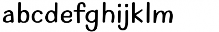 The Rambutan Sans Regular Font LOWERCASE