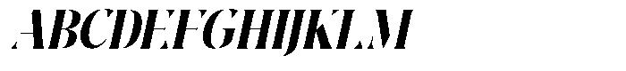 The Ravella Awesome Slant Font UPPERCASE