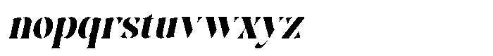 The Ravella Awesome Slant Font LOWERCASE