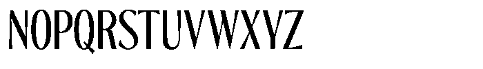 The Reading Wogue Condensed Font UPPERCASE