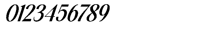 The Reading Wogue Expanded Italic Narrow Font OTHER CHARS