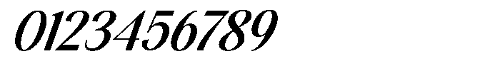 The Reading Wogue Expanded Italic Font OTHER CHARS