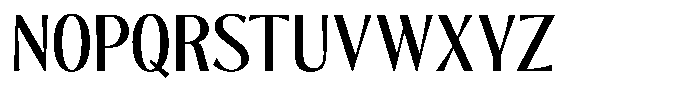The Reading Wogue Expanded Narrow Font UPPERCASE