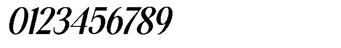 The Reading Wogue Expanded Oblique Narrow Font OTHER CHARS