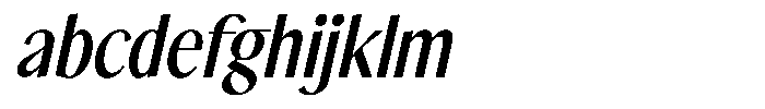 The Reading Wogue Expanded Oblique Narrow FONT