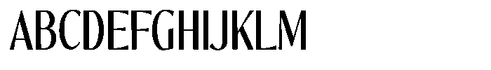 The Reading Wogue Narrow Font UPPERCASE