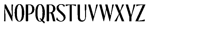 The Reading Wogue Narrow Font UPPERCASE